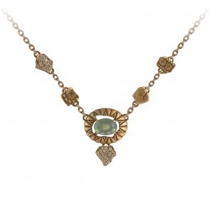 Колье из лимонного золота KABAROVSKY с бриллиантом K6-2073-6800 фото