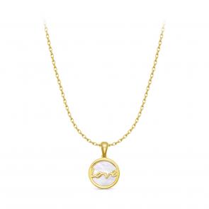  Колье из серебра с перламутром Серебро 925° K6-7005-6287 фото