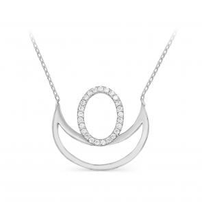  Колье из серебра с фианитом Серебро 925° K6-9017-7900 фото