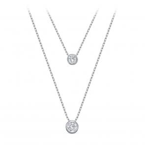 Серебряное колье KABAROVSKY с фианитом K6-9102-7900 фото