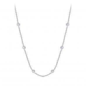  Колье из серебра с фианитом Серебро 925° K6-9139-7900 фото