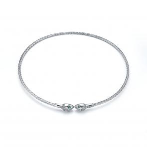 Серебряное колье Символ года KABAROVSKY с фианитом K6-9151-7900 фото