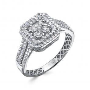 Кольцо из белого золота ЮК Клондайк с бриллиантом KL01-01216-02-005-02-02 фото