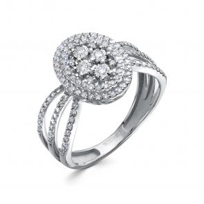 Кольцо из белого золота ЮК Клондайк с бриллиантом KL01-01220-02-005-02-02 фото