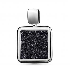 Серебряная подвеска AQUAMARINE с фианитом А16032 фото