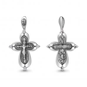 Серебряная подвеска AQUAMARINE с фианитом А22226А фото