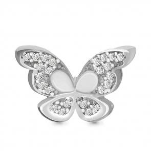 Серебряная подвеска AQUAMARINE с фианитом А23441А фото