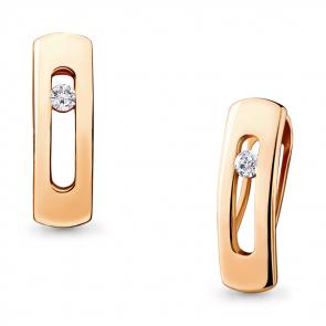 Подвеска из золочёного серебра AQUAMARINE с Swarovski А23639-п фото