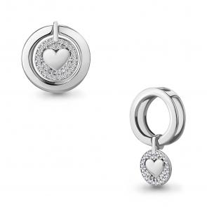 Серебряная подвеска-трансформер AQUAMARINE с фианитом А24249А фото