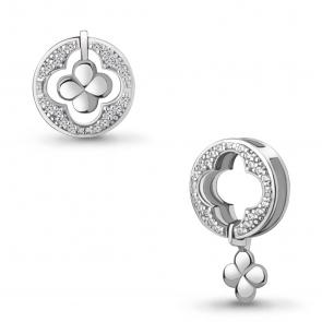 Серебряная подвеска-трансформер AQUAMARINE А24250А фото