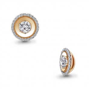 Подвеска из золочёного серебра AQUAMARINE с фианитом А24364А-п фото