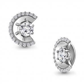 Серебряная подвеска AQUAMARINE с фианитом А24365А фото