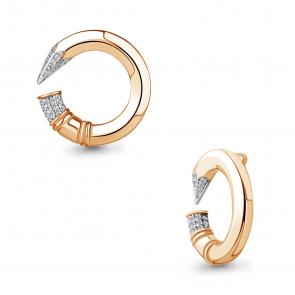 Подвеска из золочёного серебра AQUAMARINE с фианитом А24460А-пк фото