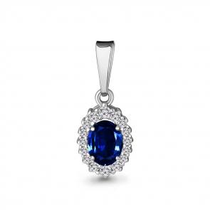 Серебряная подвеска AQUAMARINE А24520АБ фото
