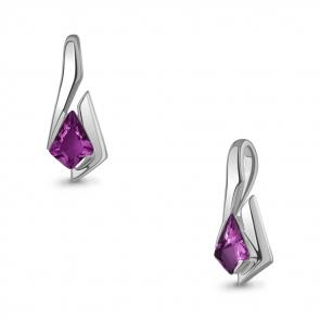 Серебряная подвеска AQUAMARINE с аметистом А2538984 фото