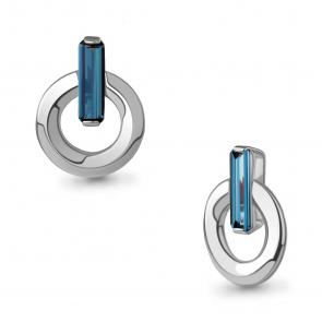 Серебряная подвеска AQUAMARINE с Лондон топазом А2542493 фото