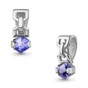 Серебряная подвеска AQUAMARINE с танзанитом А25428603 фото