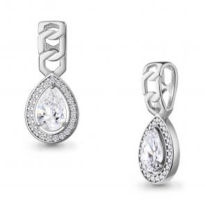 Серебряная подвеска AQUAMARINE А25436А фото
