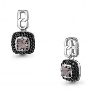 Серебряная подвеска AQUAMARINE с ювелирным кристаллом А25437Ч фото