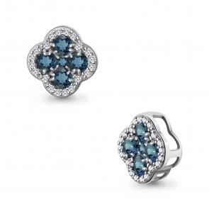 Серебряная подвеска AQUAMARINE А2546408А фото