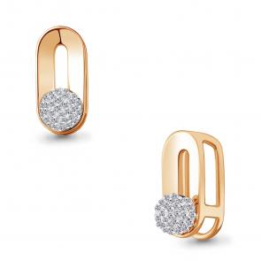 Подвеска из золочёного серебра AQUAMARINE с ювелирным кристаллом А26004-п фото