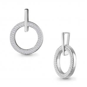 Серебряная подвеска AQUAMARINE с ювелирным кристаллом А26010 фото