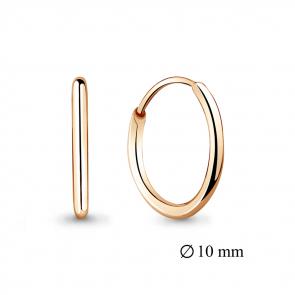 Серьги из золочёного серебра AQUAMARINE А31086-п фото