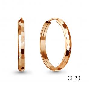 Серьги из золочёного серебра AQUAMARINE А32214з-п фото