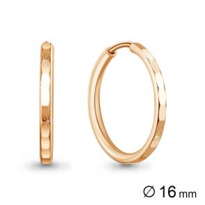 Серьги из золочёного серебра AQUAMARINE А32241з-п фото