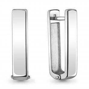 Серебряные серьги AQUAMARINE А33722 фото