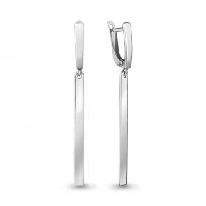 Серебряные серьги AQUAMARINE А33727 фото