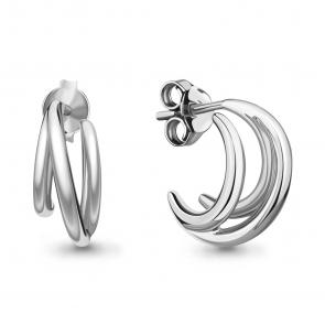 Серебряные серьги AQUAMARINE А33912 фото