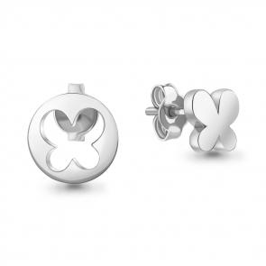 Серебряные серьги AQUAMARINE А33935 фото