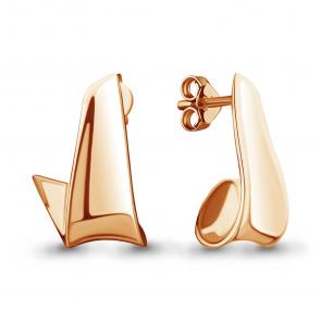 Серьги из золочёного серебра AQUAMARINE А33951-п фото