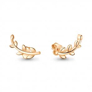 Серьги из золочёного серебра AQUAMARINE А33999-п фото