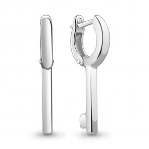 Серебряные серьги AQUAMARINE А34273 фото