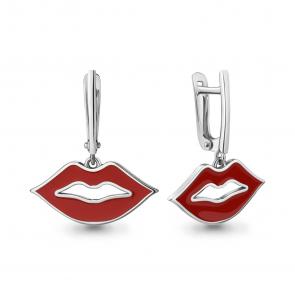 Серебряные серьги AQUAMARINE А34364 фото