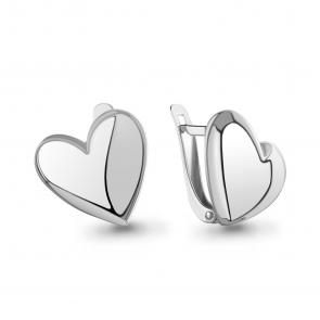 Серебряные серьги AQUAMARINE А34887 фото