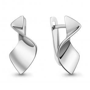 Серебряные серьги AQUAMARINE А34951 фото