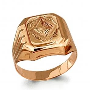 Кольцо из золочёного серебра AQUAMARINE А53014-п фото