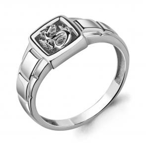 Серебряное кольцо Символ года Дракон AQUAMARINE А54689 фото