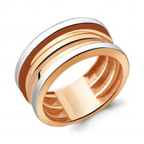 Кольцо из золочёного серебра AQUAMARINE А54771-пк фото