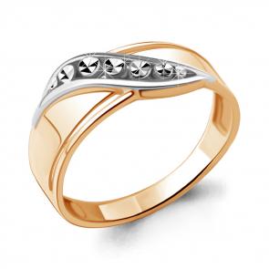 Кольцо из золочёного серебра AQUAMARINE А54821-пк фото