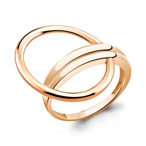 Кольцо из золочёного серебра AQUAMARINE А54841-п фото