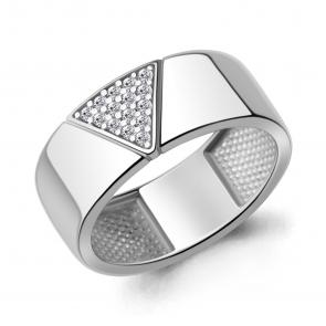 Серебряное кольцо AQUAMARINE с фианитом А600215А фото