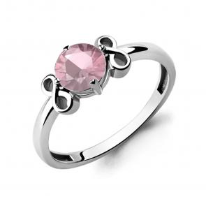 Серебряное кольцо AQUAMARINE с фианитом А64948Р фото