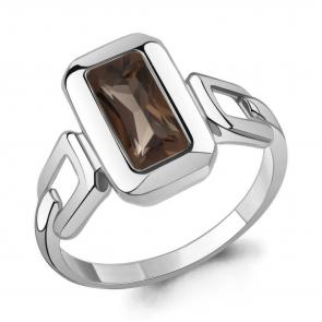 Серебряное кольцо AQUAMARINE с кварцем А65000601 фото