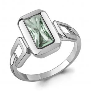 Серебряное кольцо AQUAMARINE с празиолитом А65000615 фото