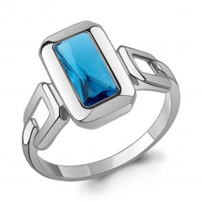 Серебряное кольцо AQUAMARINE с Лондон топазом А65000693 фото