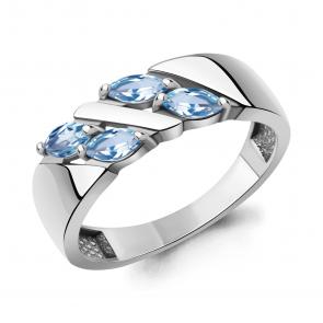 Серебряное кольцо AQUAMARINE с топазом А65005405 фото